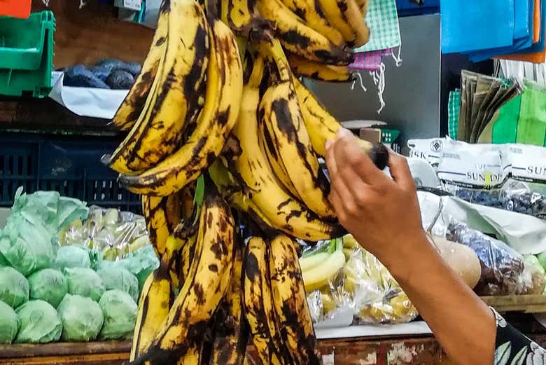 Banane del Mercado de Jamaica