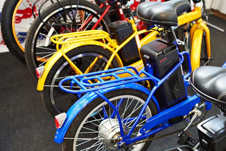 Electric bike around Mexico City