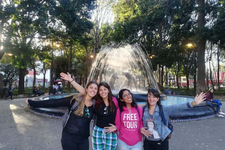 Disfrutando del free tour