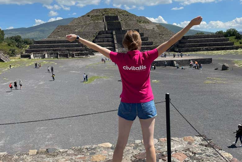 Visitando Teotihuacán