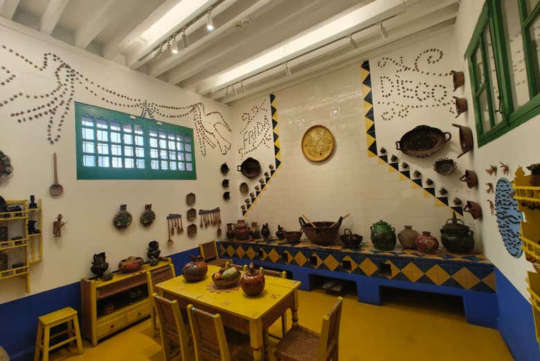 Cocina tradicional de la casa de Frida Kahlo