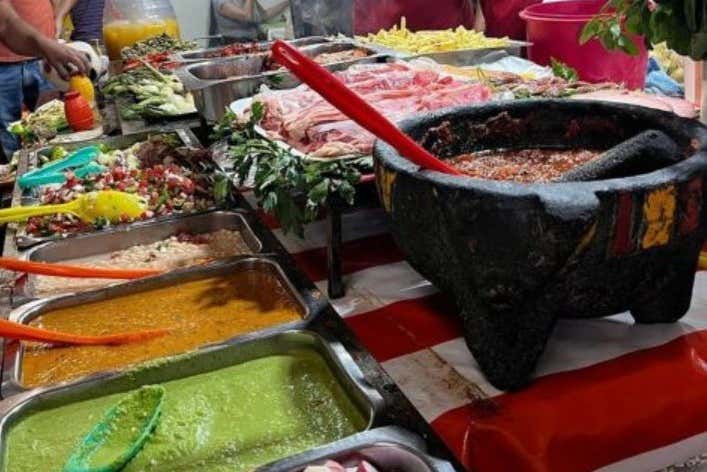 Comida típica del mercado La Merced