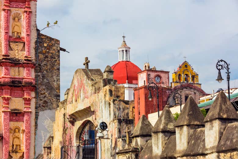 Typical roofs of Cuernavaca