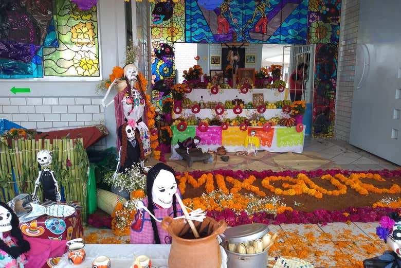 Decoración del Día de Muertos
