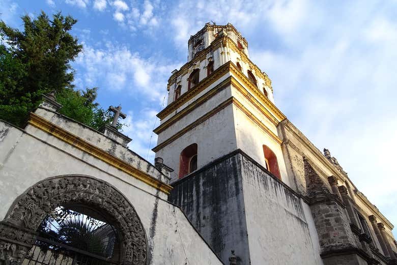Detalle de la iglesia de San Juan Bautista