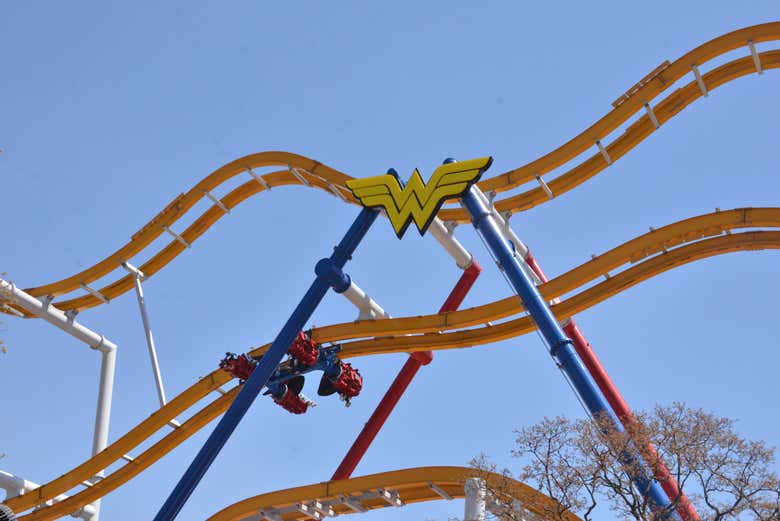 Wonder Woman roller coaster