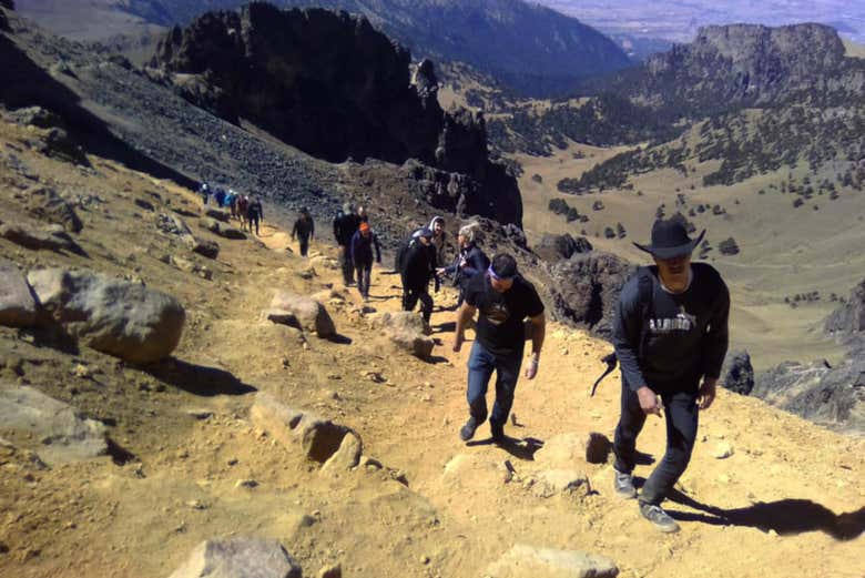 Ready to go on a hike on the volcano route?