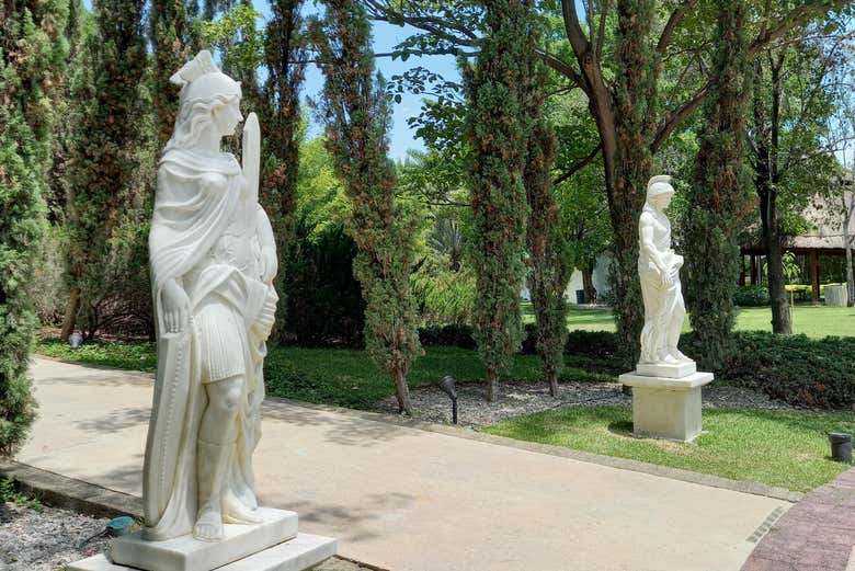 Statue dei Jardines de México