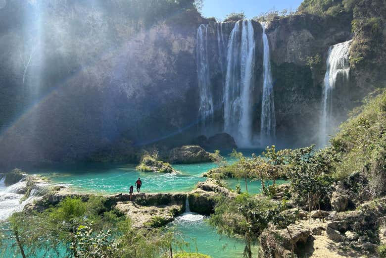 Look at the beautiful Tamul Waterfall
