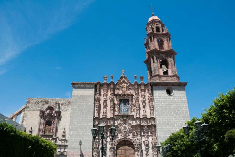 La iglesia de San Francisco en San Miguel de Allende