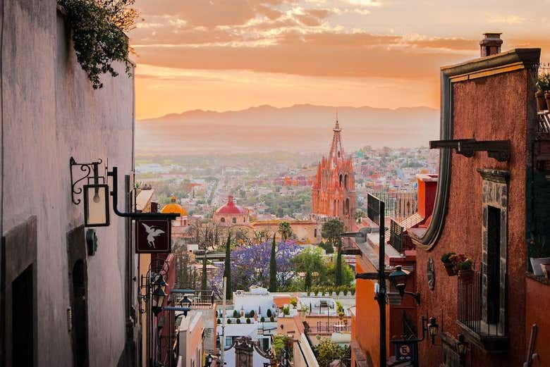 Vista aérea de San Miguel de Allende
