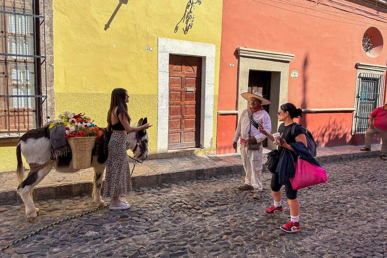 Desfrutando da excursão a San Miguel de Allende