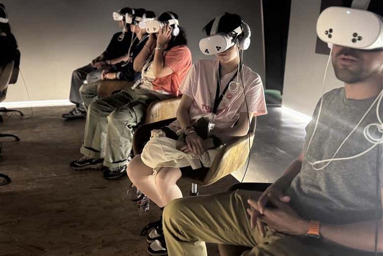 Durante l'esperienza immersiva nello Spazio ALTER