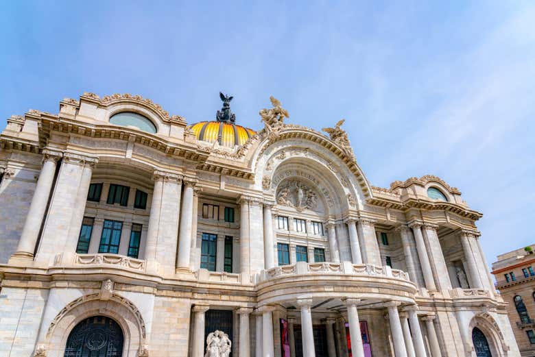 Panorâmica do Palácio de Belas Artes