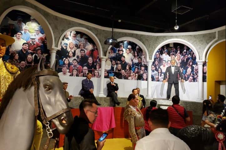 All'interno del Museo delle Cere