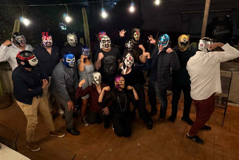 Usando le maschere in regalo