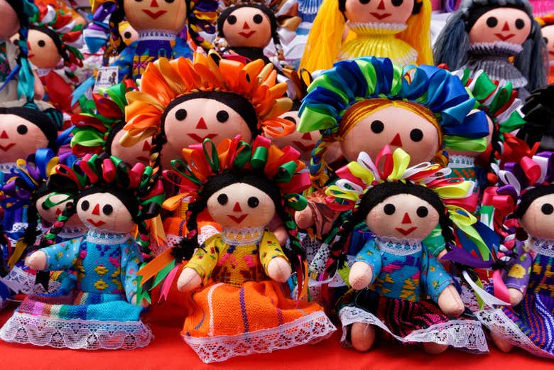 Imagen de las muñecas más famosas de Amealco