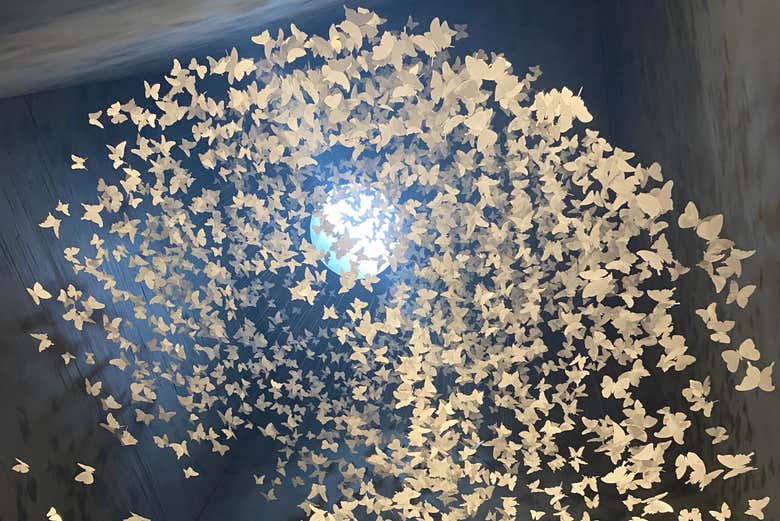 Espacio destinado a la reflexión de todo lo visto en el museo