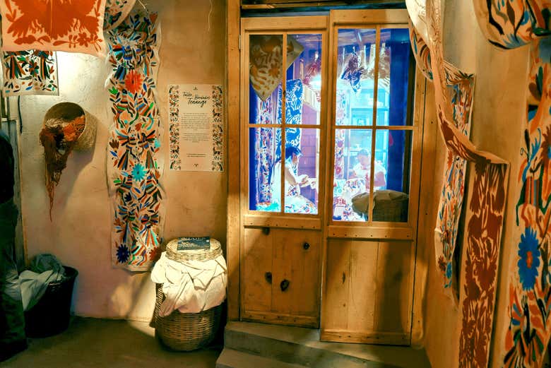 Intérieur d'une ancienne maison mexicaine