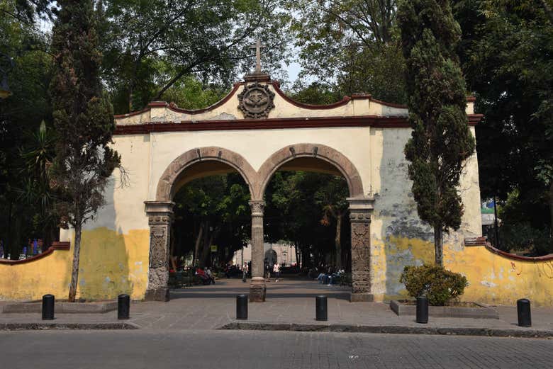 Accediendo al Jardín Centenario