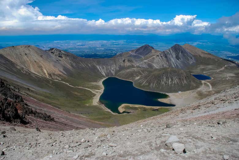 Lagoas místicas do vulcão Nevado de Toluca