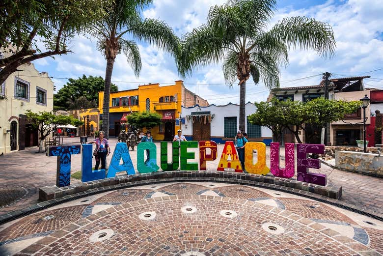 Letras de la localidad de Tlaquepaque