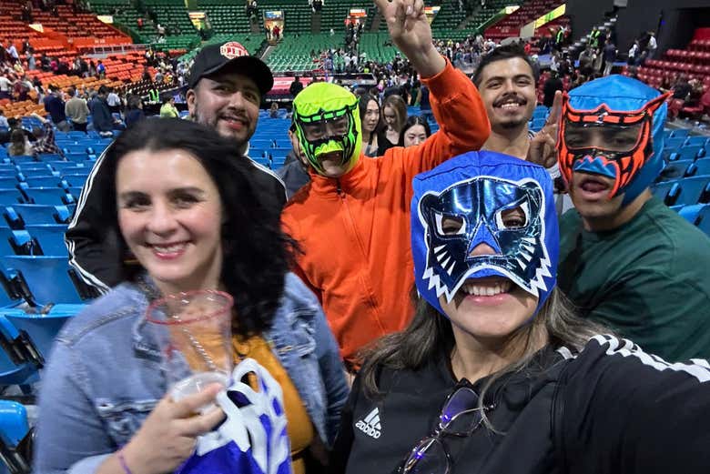 All'interno dell'Arena México