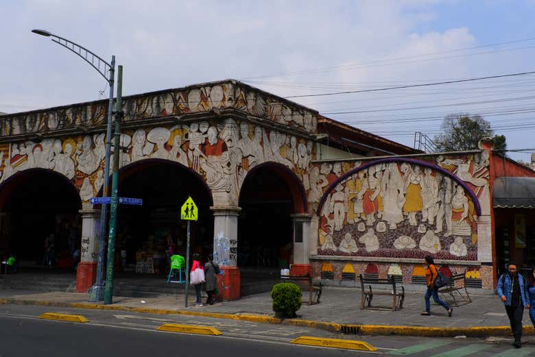 Mercado del barrio San Ángel