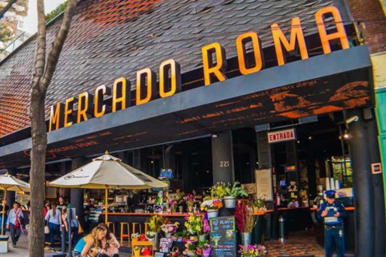 Mercado Roma market