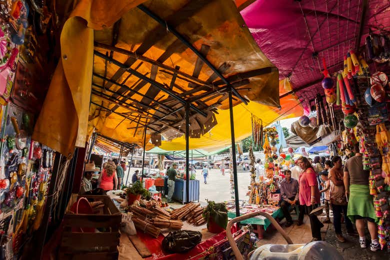 The market of Tepoztlán