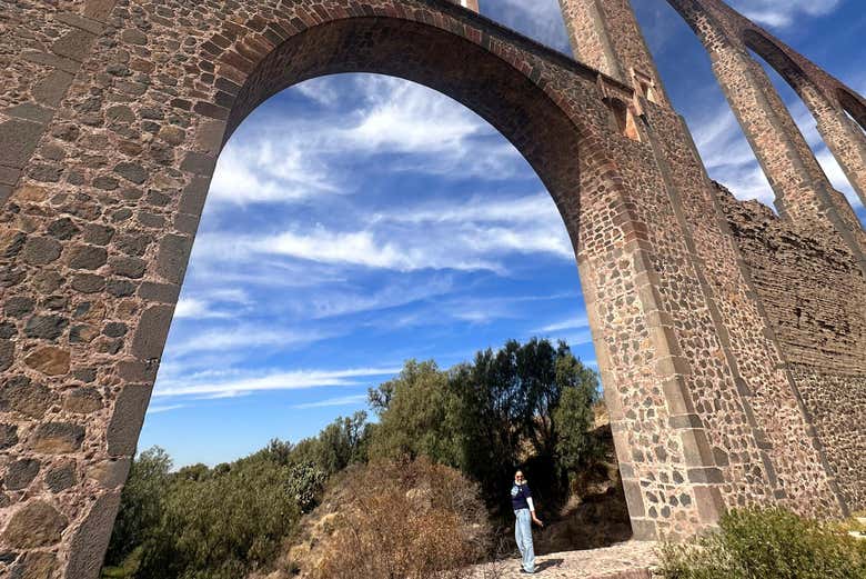Séance photo à l'aqueduc du Padre Tembleque !