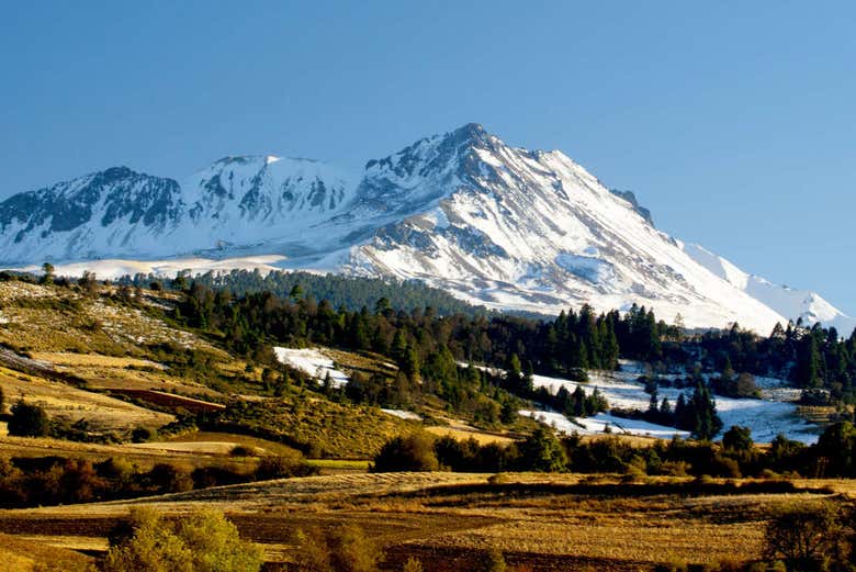 Montanha nevada de Toluca