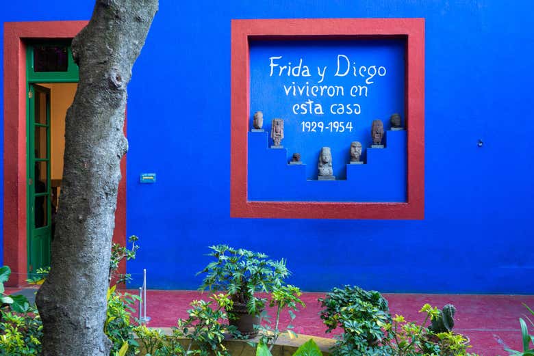 Mural en la casa de Frida Kahlo