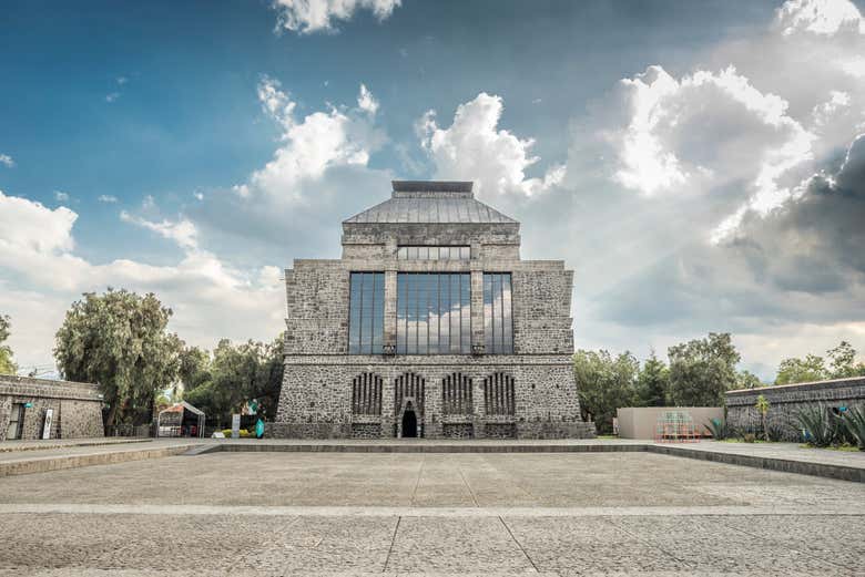 Vista exterior del Museo Diego Rivera Anahuacalli