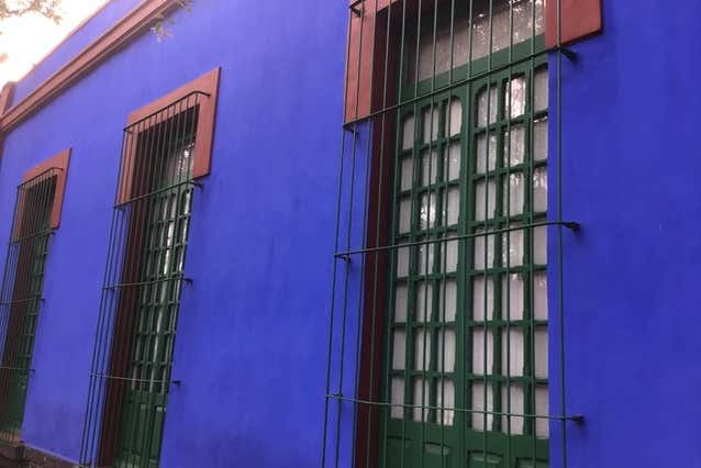 Grandes ventanales del Museo Frida Kahlo