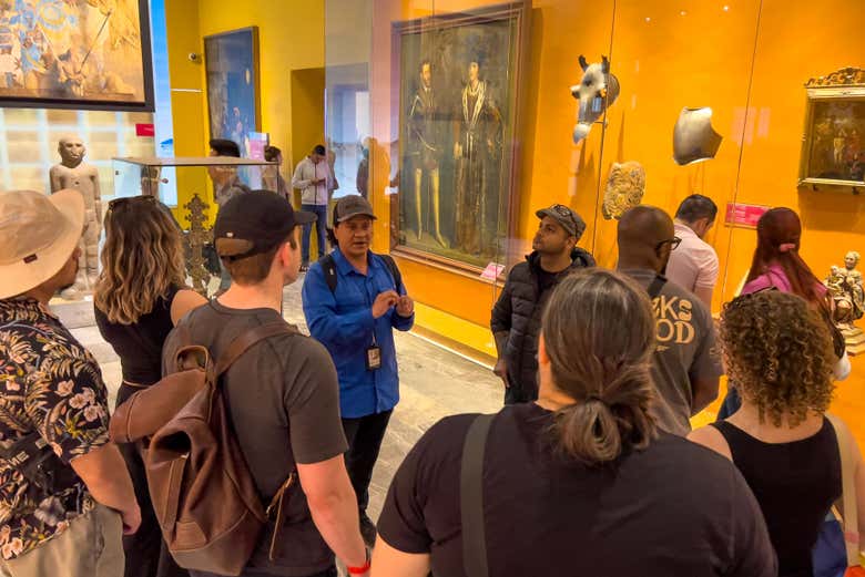 Una de las salas del Museo de Antropología