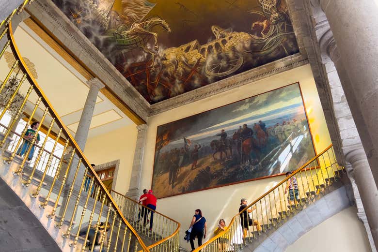 Interior del Castillo de Chapultepec