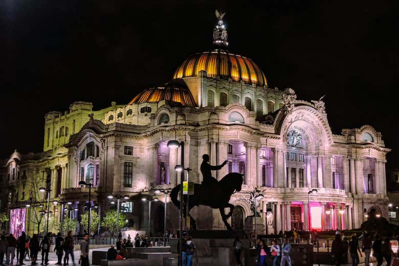 Palacio de Bellas Artes en la Ciudad de México