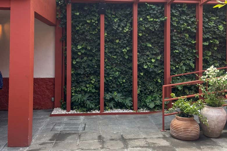 Patio interior de la Casa Roja de Frida Kahlo