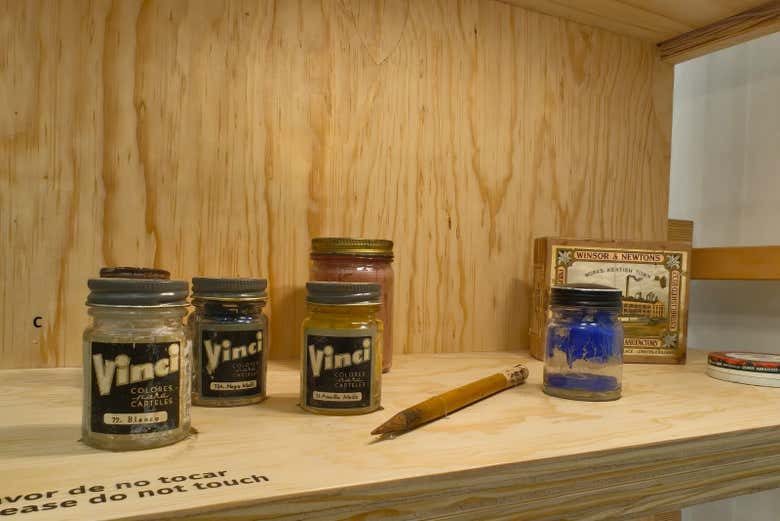 Pinturas de Frida Kahlo en su Casa Estudio