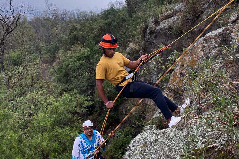 Descente du Cerro de la Estrella