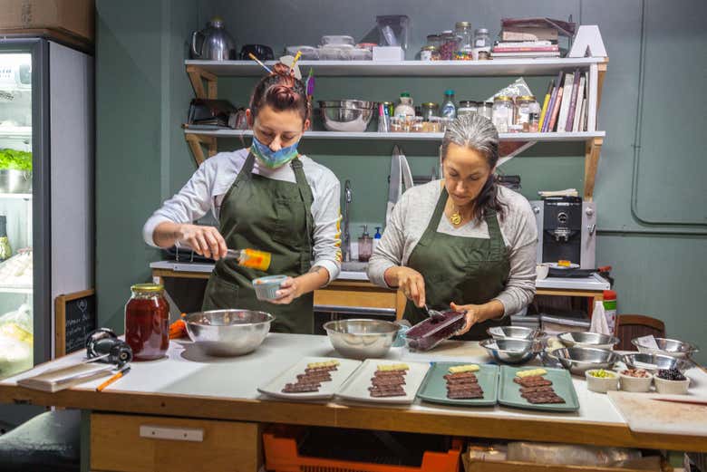 Dimostrazione di alcuni abbinamenti con il cacao