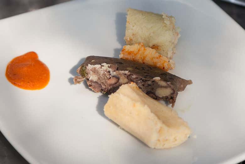 Un tamal tradizionale