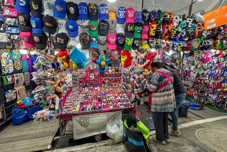 Los puestos de lucha libre en Ciudad de México