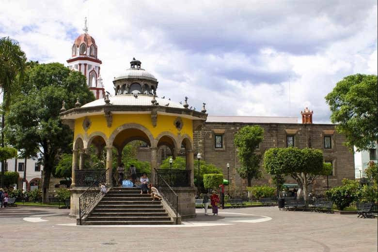 El Jardín Hidalgo, en Tlaquepaque