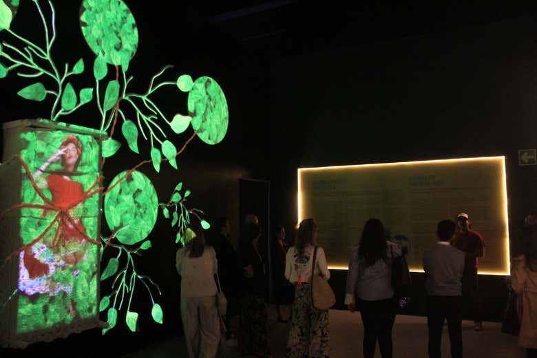 Visitando la mostra di Frida