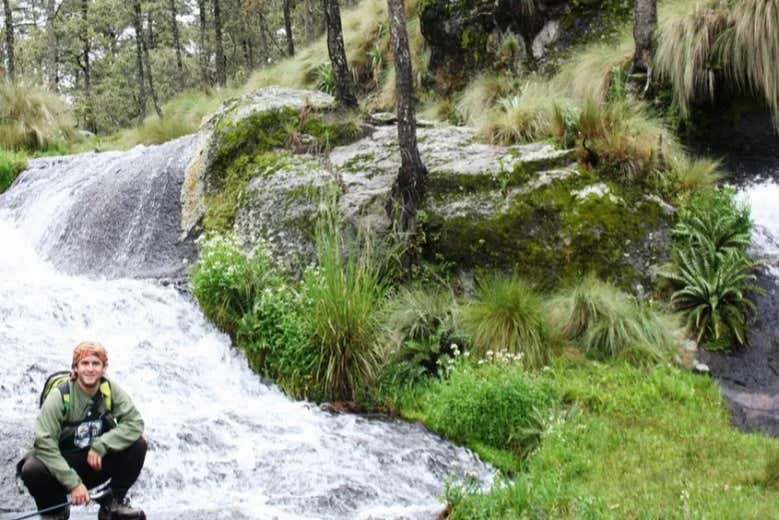 Enjoying the natural landscapes