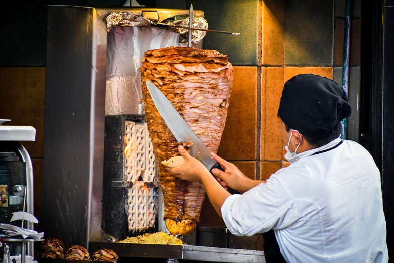 Meat for the tacos