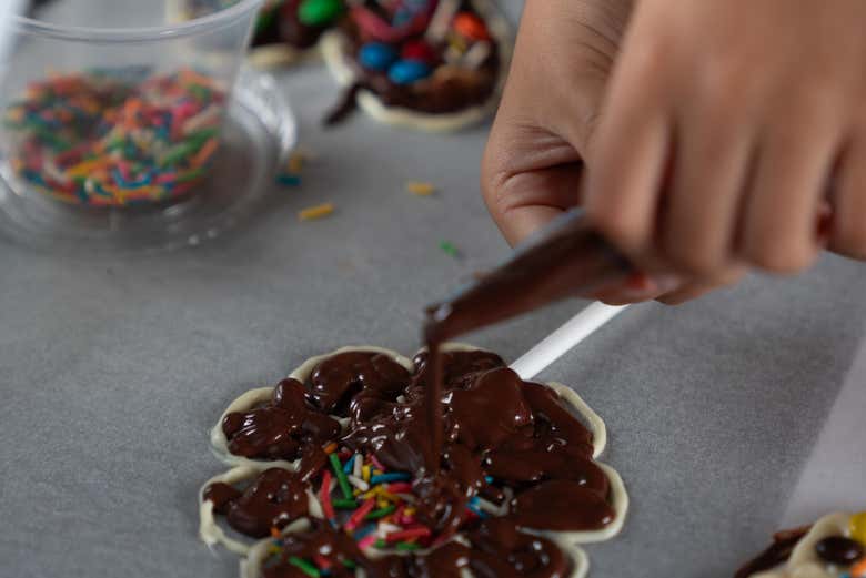Paletas de chocolate
