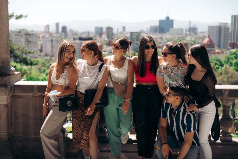 Un point d'observation du château de Chapultepec